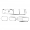 4PCS Stainless Steel Inner Window Switch Trim Cover For Honda Vezel HRV 2014-2017