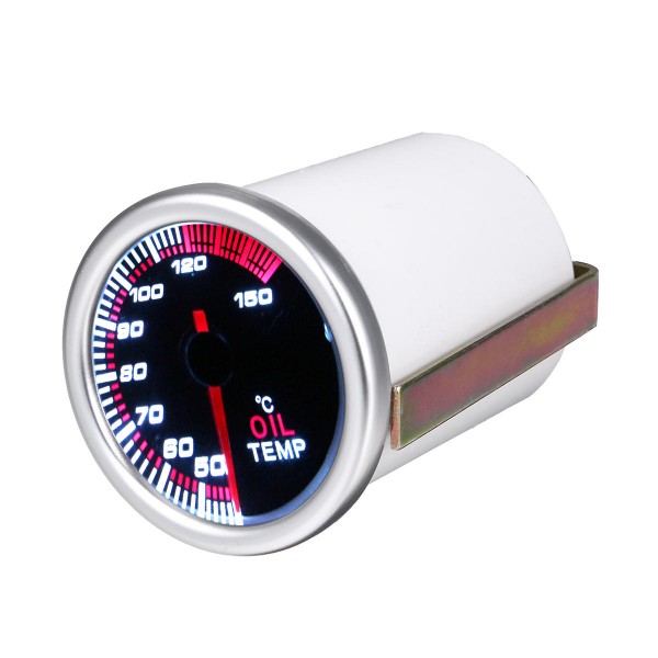 52mm 2'' Universal Car LED Pointer Oil Temp Fuel Temperature Display Gauge Meter