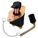 Battery Isolator Cut Off Power Kill Switch 250A 12/24V Key W/Waterproof Cover for Car Auto Boat
