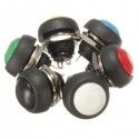 Car Auto Momentary OFF ON Push Round Button Horn Switch Multicolor