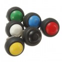 Car Auto Momentary OFF ON Push Round Button Horn Switch Multicolor