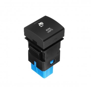 Car Blue Lighting Switch Dash LED Light Reverse Light Work Light USB Charger For Toyota 2018+