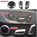 Chrome Seat Adjustment Switch Cover Trims for Audi A3 A4 A5 A6 Q3 Q5 for VW Tiguan
