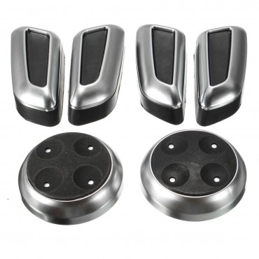 Chrome Seat Adjustment Switch Cover Trims for Audi A3 A4 A5 A6 Q3 Q5 for VW Tiguan