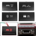 Dual Red LED Push Switch SPST Driving Spot Reverse Light Lamp Bar ON-OF For VW Amarok