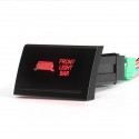 Dual Red LED Push Switch SPST Driving Spot Reverse Light Lamp Bar ON-OF For VW Amarok