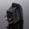 LED ON-OFF illuminated Rocker SPST Switch Car Van Dash Boat Marine