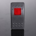 LED ON-OFF illuminated Rocker SPST Switch Car Van Dash Boat Marine