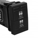 LED Spot Light Bar Rear Driving Fog Light Dual Button Push Switch For Ford Ranger PX For Mazda BT50 2011-Up