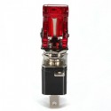 Red Car Cover LED SPST Toggle Rocker Switch Control 12V 20A On Off