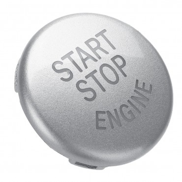 Silver Start Stop Engine Button Switch Cover For BMW X5 X6 E70 E71 E90 E91 E92 E93