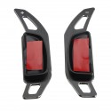 2Pcs Car Universal A/B Black Paddle Shifter Extension For Benz C Class W204 C180L C200L C260L 2008-2013