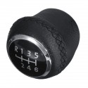 5 6 Speed PU Leather Gear Shift Knob For Fiat Ducato Relay