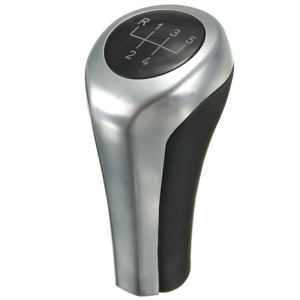 5 Speed Black & Silver Manual Gear Knob Shift For BMW E30 E32 E36 E46 E39 E34 Z3