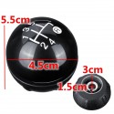 5 Speed Black Gear Shift Knob Kit For Fiat 500 500c 2012-2013