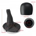 5 Speed Car Gear Shift Knob With PU Leather Gaiter Boot Cover For FIAT PANDA 2003-2012