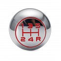 5 Speed Car Manual Gear Shift Knob Stick For 106 206 207 307 407 408 508 Aluminu