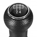 5 Speed Carbon Gear Knob Shift Shifter Boot Cover For VW POLO GOLF MK4 BORA SEAT