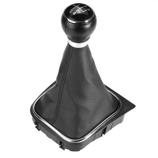 5 Speed Gear Shift Knob 12mm Inner Gaiter Boot Cover For VW Golf Jetta MK5 MK6 2005-2014