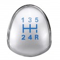 5 Speed Gear Shift Knob Cap Silver For Ford Fiesta Transit Connect Tourneo Fusion