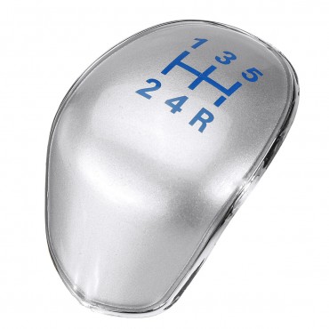 5 Speed Gear Shift Knob Cap Silver For Ford Fiesta Transit Connect Tourneo Fusion