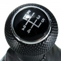 5 Speed Gear Shift Knob Shifter Manual Car Lever with PU Leather Gaitor Boot For VW Mk4 Golf GTI R32 Jetta Bora