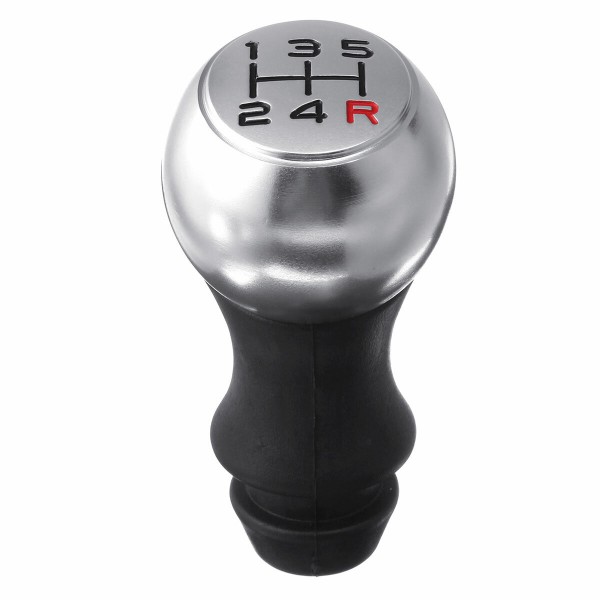 5 Speed Gear Shift Knob Shifter Matte Chrome For Peugeot 106 206 306 207 307 407