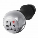 5 Speed Gear Shift Knob Shifter Matte Chrome For Peugeot 106 206 306 207 307 407