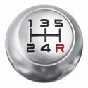 5 Speed Gear Shift Knob Shifter Matte Chrome For Peugeot 106 206 306 207 307 407