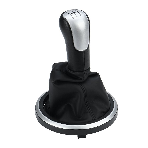 5 Speed Gear Shift Knob Stick with Gaitor Boot Dust Cover For Ford Fiesta Fusion Transit Connect