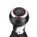 5 Speed Gear Shift Knob with Boot Cover for Audi A3 A4 A6 A8