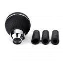 5 Speed Gear Shift Knob with Sleeve Adapter Lever Black for Ford Focus Mondeo Fiesta