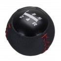 5 Speed Leather Round Ball Manual Gear Shift Knob Shifter For Civic Type R FK2