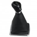 5 Speed MT Gear Stick Shift Knob with Dust Boot Cover For Ford Focus