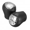 5 Speed PU Leather Gear Shift Knob For Renault Megane Clio II Twingo Kangoo