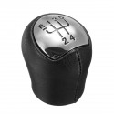 5 Speed PU Leather Gear Shift Knob For Renault Megane Clio II Twingo Kangoo