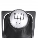 5 Speed Shift Gear Knob Boot Cover PU Leather For VW EOS GOLF MK5 V 6 VI