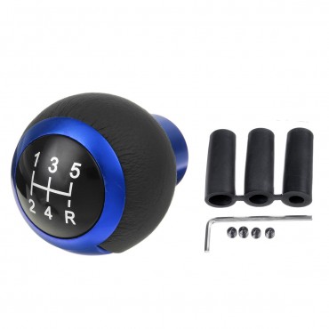 5 Speeds Car Gear Stick Shift Knob Universal Maunal Shifter Lever Cover Blue