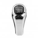 5/6 Speed Manual Gear Shift Knob PU Leather Chrome For BMW 1 3 5 6 Series E90 E91 E92 X1 X3 X5
