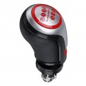 5/6 Speed Shift Gear Knob PU Leather For VW Golf MK5 MK6 MK7 Jetta EOS Scirocco