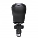 6 Speed Car Gear Shift Knob PU Leather Black/Silver For VW Golf MK5 MK6 MK7