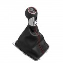 6 Speed Car Gear Stick Level Shift Knob With Leather Boot for VW