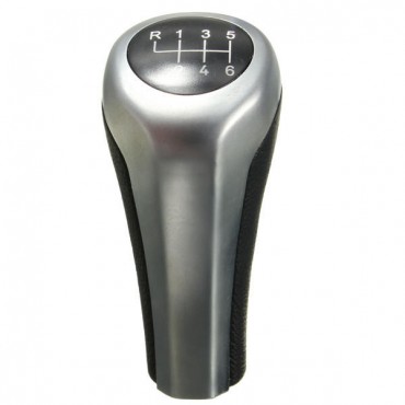 Black Car 6 Speed Gear Shift Knob For BMW E46 E90 E91 E92 X1 X3 X5