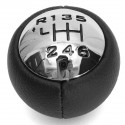 Car 6 Speed Black Gear Stick Shift Knob Fit For Peugeot