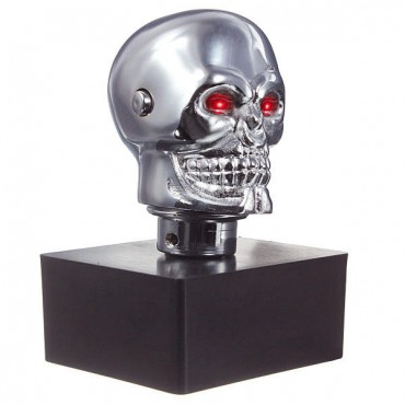 Car Chrome Skull Auto Manual Gear Stick Shift Knob Lever Universal