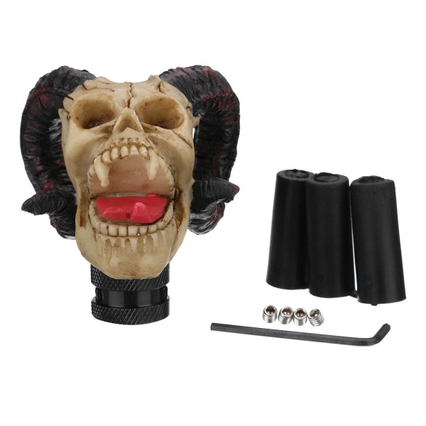 Car Skull Head Style Manual Stick Gear Shift Knob Skull Shifter Lever