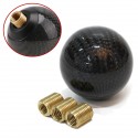 Carbon Fiber 5 6 Speed MT Fit Manual Transmission Gear Shift Knob Shifter Black