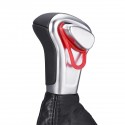 Gear Shift Knob with PU Leather Gaiter Boot Cover For Audi A4 A6 Q5 Q7 Left-hand Drive