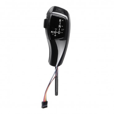 LED Manual Gear Shift Knob Stick Lever LHD Automatic For BMW E46 E60 5 Series 535