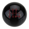 M10X1.5mm 6 Speed Round Ball Gear Shift Knob Short Throw Shifter Lever Universal